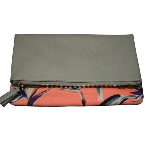 Rachel Pally Brand New Fold Clutch Tropical Print - Picture 1 of 5